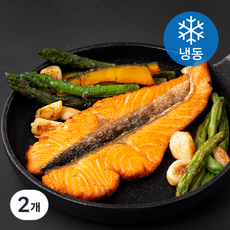 균형잡힌 한끼 연어스테이크 2인분 (냉동), 2개, 500g