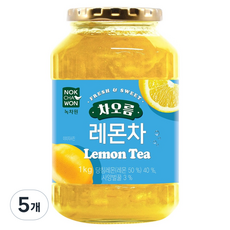 녹차원 차오름 레몬차, 1kg, 5개, 1개입
