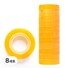 푸른숲 셀로판 테이프 리필 12mm x 25m 12p, 투명, 8세트