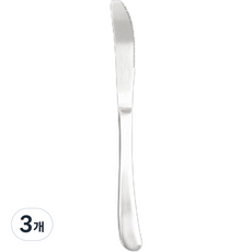 Willive 不鏽鋼 Gaio 餐具 晚餐刀, 單一顏色, 3個