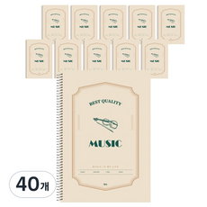 ibis 細音樂音符SP 12640, 米色, 40個