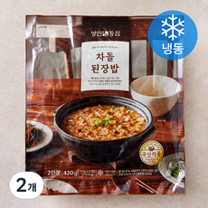 명인등심 차돌 된장밥 (냉동), 420g, 2개
