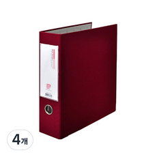 알파 웹D링바인더 3공 7cm AB949A-7 A4, 적색, 4개