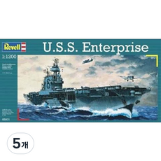 REVELL RV05801 1:1200 U.S.S Enterprise 프라모델 항공모함, 5개