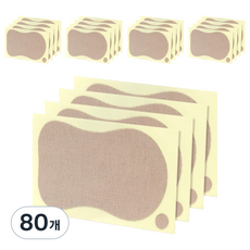 모든리드 부드러운 붙이는 땀 흡수 패치, 80개