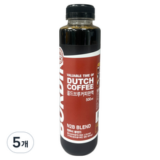 보르딘 엔투비 블렌드 콜드브루 더치커피 원액, 5개, 1개입, 500ml
