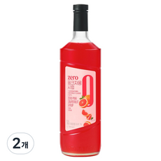 네이쳐티 zero 핑크자몽 시럽, 2개, 1L