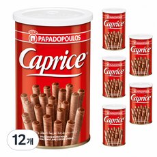 Caprice 經典榛果與可可威化卷吧, 53g, 12個