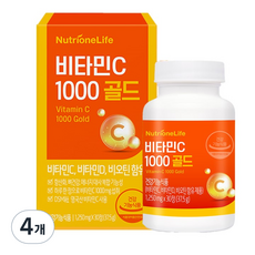 뉴트리원 비타민C 1000 골드, 30정, 4개