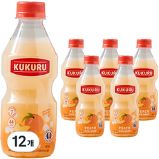 酷酷璐 水蜜桃味, 280ml, 12個