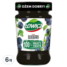 워비츠 블루베리잼, 280g, 6개