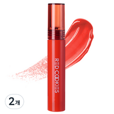 RED COOKIES 超炫耀鏡面光唇蜜, W2 Love Heat, 4.5g, 2支