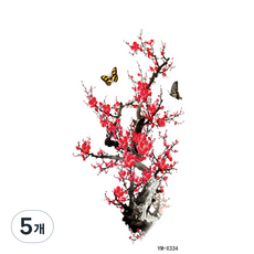 PartyBok.com 紋身貼紙 15 x 20 cm, JT087, 5個