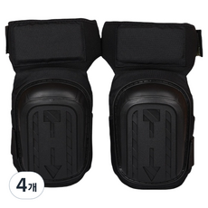 INRICH 運動用 工作用 護膝 21001-1 升級版 左右套組, 黑色, 4個