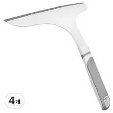 Modeunlead 窗戶玻璃多用途除水矽膠刮刀 白色, 4個