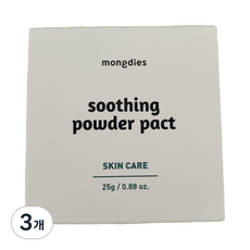 몽디에스 엑설런트 수딩 파우더 팩트 무향, 25g, 3개