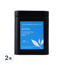 고운 아리산 우롱차 틴케이스, 50g, 2개, 1개입