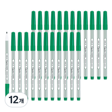 Lineplus 經典簽字筆, 綠色, 144個