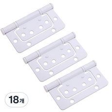 방문용 4인치 이지경첩 화이트, 18개