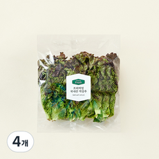 프리미엄 국내산 적상추, 120g, 4개