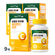 이너랩 상큼한 츄어블 비타민C 500, 60정, 9개