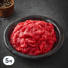 한우 2등급 불고기용 (냉장), 300g, 5개