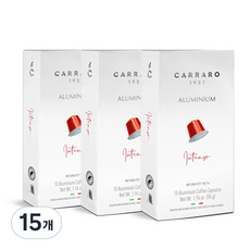 까라로 네스프레소 호환 캡슐 알루라인 인텐소, 5.5g, 10개입, 15개