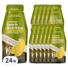 KOLON PHARMA 運動營養完美能量膠 香蕉口味, 24包, 24個