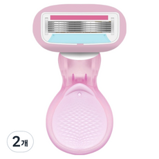 Market Ring 女性用可愛除毛刀 粉紅色 type1 7.8 x 5.2 cm, 2個, 1入