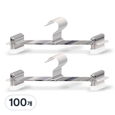 Market Plan One-fit 防滑夾式褲架, 100個, 白色