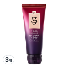 려 자양윤모 탈모증상케어 모발영양 트리트먼트, 200ml, 3개