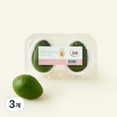 돌 필리핀산 점보 아보카도 2개입, 500g, 3개