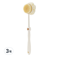 Noblee花瓣雙面沐浴刷, 1入, 混色, 3個