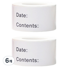동아피엠에스 네임 보관 라벨스티커 날짜, 6개, 250개입