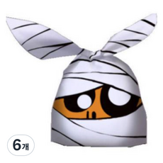 B Home Baking 福袋包巾包裝袋 50入, 6個, 萬聖節木乃伊(1423)