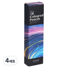헤이조이 드로잉 고급 색연필 세트, 4세트, 18색