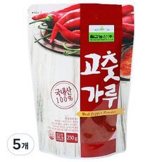 칠갑농산 고춧가루, 250g, 5개