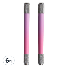 미소로운 양방향 연필깍지, 그라데이션핑크, 6개