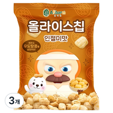 Allbarm All Rice Chip 米脆片, 50g, 3個, 韓式麻糬口味