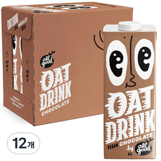 allgood 오트 드링크 초콜릿, 1L, 12개