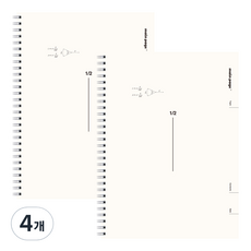 moong9 3000 Main Page 2分割 數學練習簿, 4個, 米色