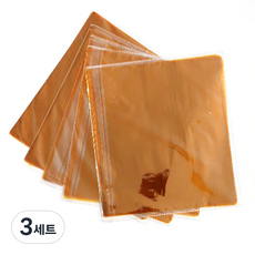 彩色包裝紙 黃色 50個入*5包, 23 x 25 厘米, 3套