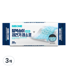 GIBONE 絨毛靜電除塵紙 20入, 3個