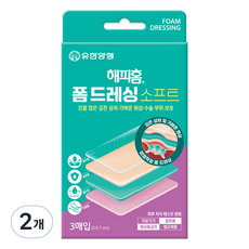 해피홈 폼 드레싱 소프트, 3개입, 2개