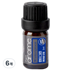 퓨어스 윈터그린 에센셜 오일, 6개, 5ml