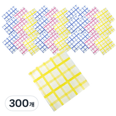 大英可水洗格紋抹布 隨機出貨 380*380mm, 300條, 1條