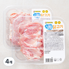 체리부로 싱싱 닭고기 다리살 정육, 360g, 4개