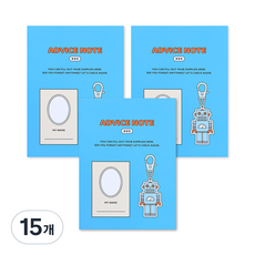 indigokids 高年級3-6窄格32頁功能性通知本筆記本, 藍色, 15個