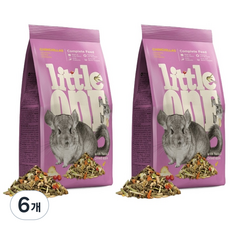 LittleOne 푸드 친칠라 사료 31072, 900g, 6개