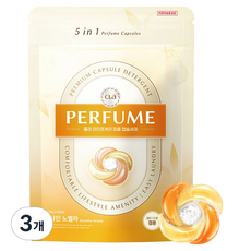 CLA 5in1 퍼퓸 캡슐 세탁세제 선샤인 노벨라, 40개입, 3개